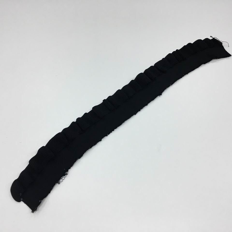 Подвязы (манжеты) черные с резинкой волной